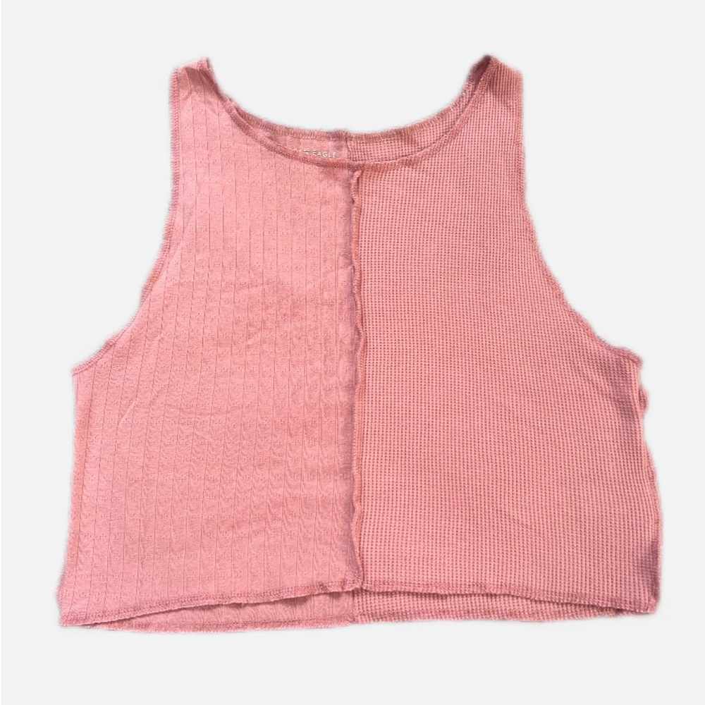 american eagle pink tank top
